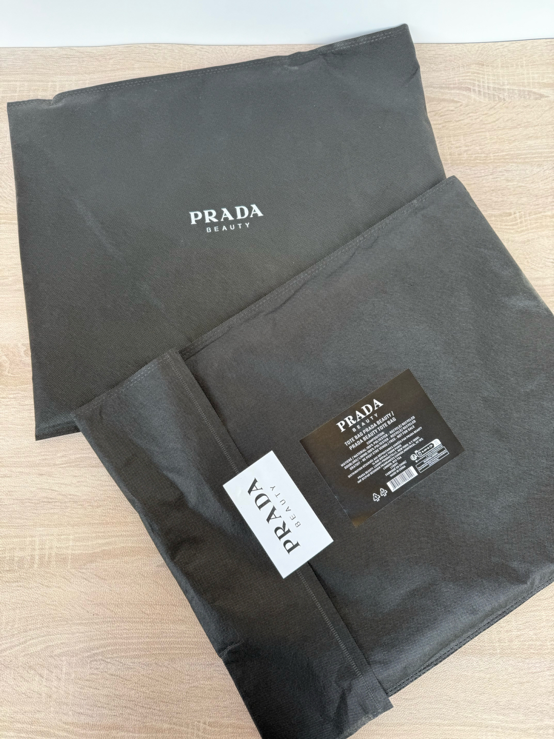 Prada Tote Bag Light Green & Black Reversible