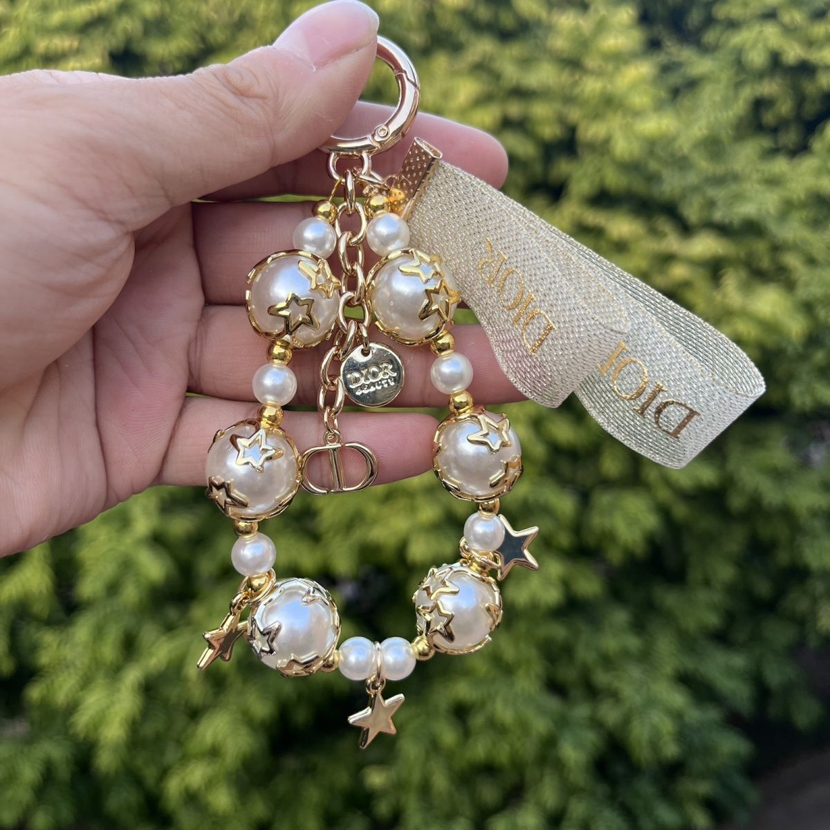 Dior Beautiful Pearl Star Bag Charm gwp