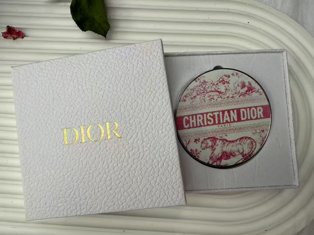 Dior Classic Oblique Pink Makeup Mirror gwp