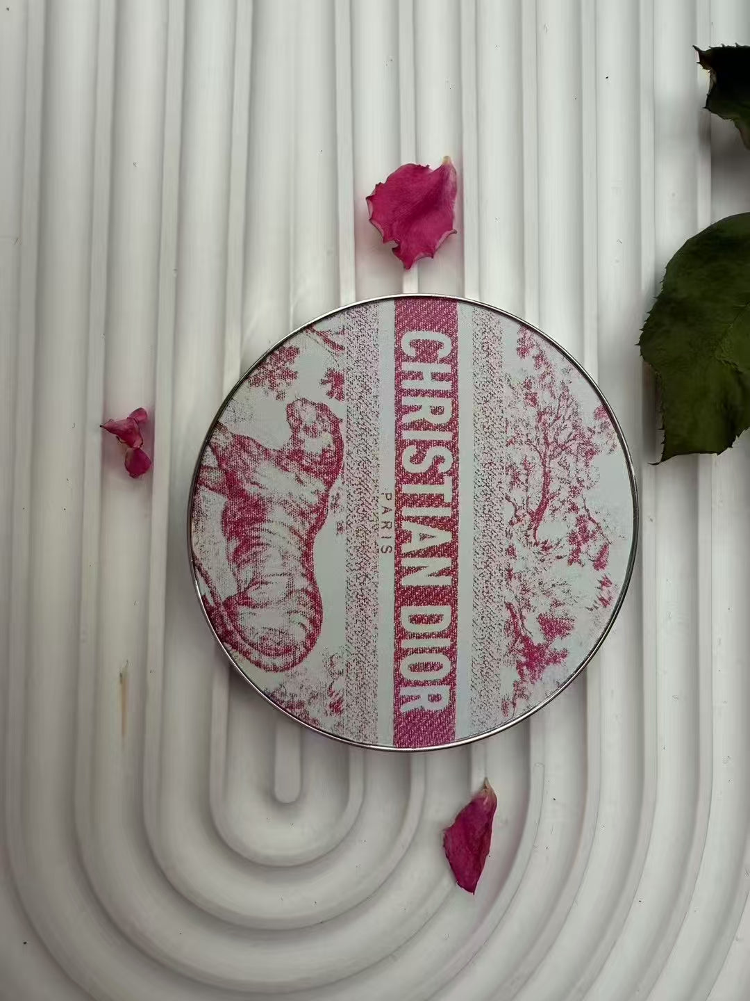 Dior Classic Oblique Pink Makeup Mirror gwp