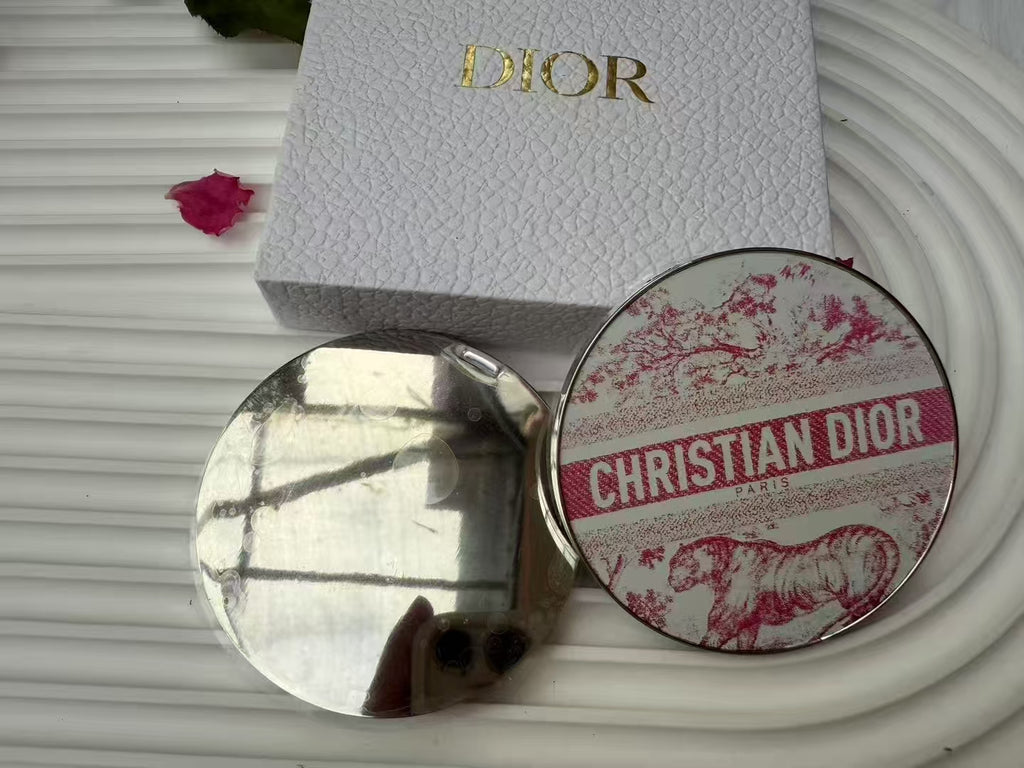 Dior Classic Oblique Pink Makeup Mirror gwp