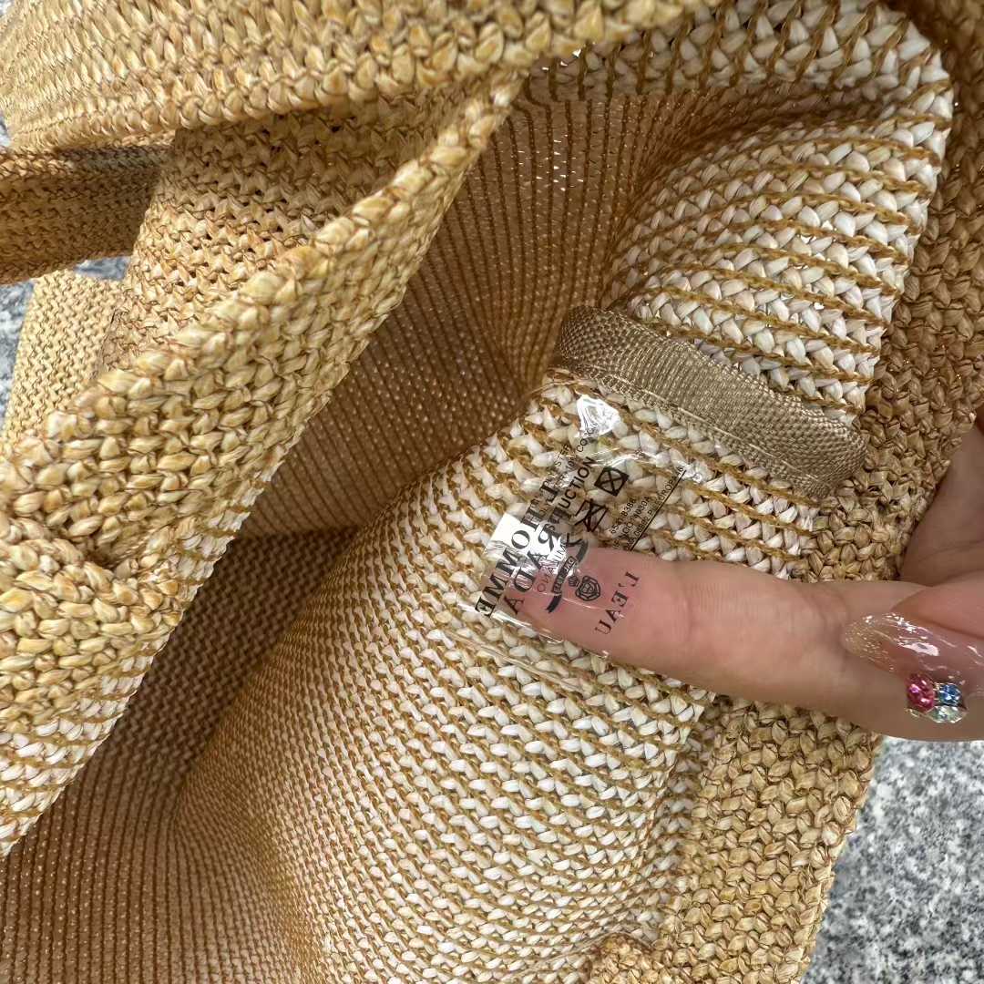 Prada Large Tote Bag lunch Bag Limited Rattan Beige