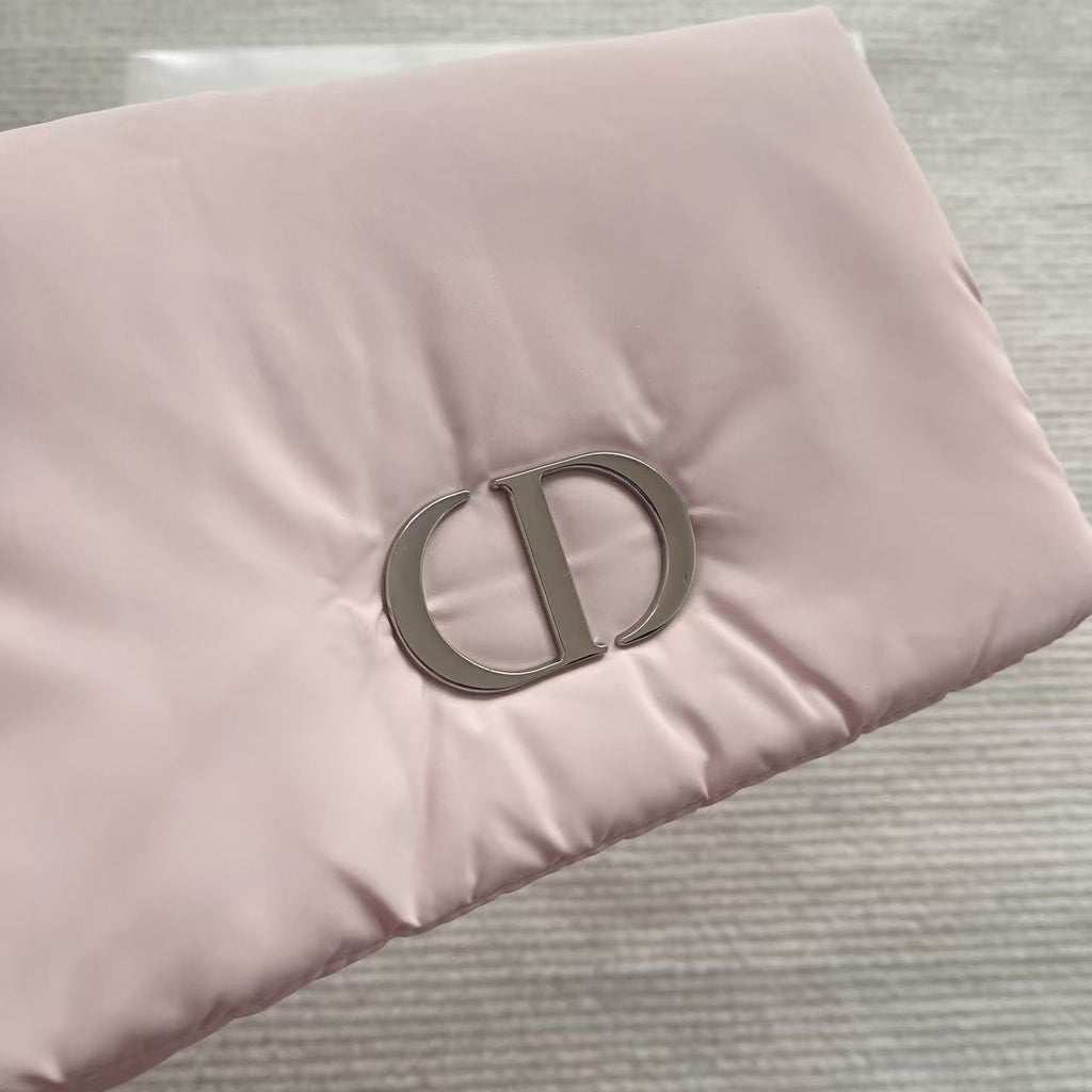 DIOR Pink Puffy Makeup Bag