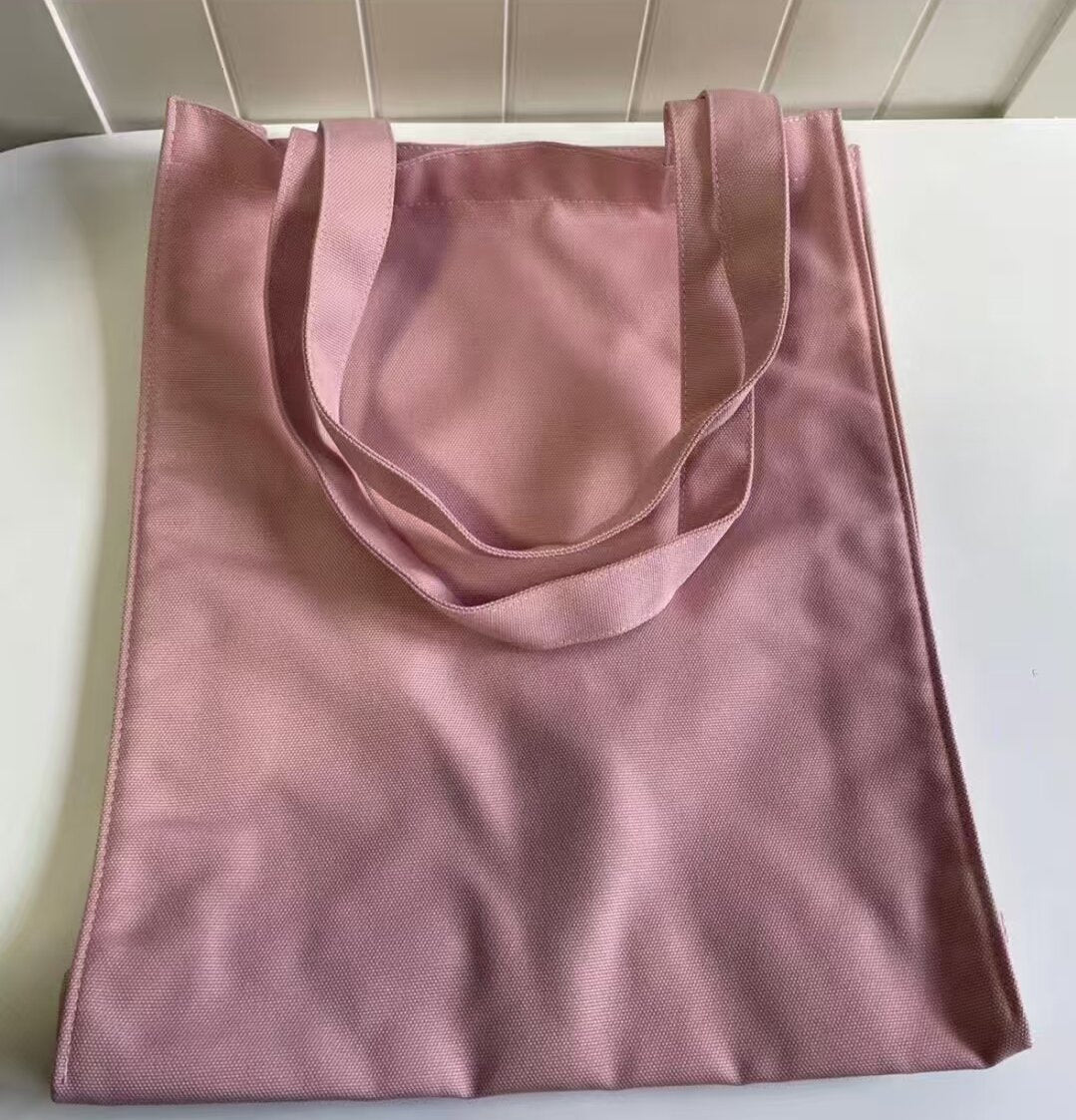 burberry sweet Pink FABRIC Tote BAG Double Handle BRAND NEW