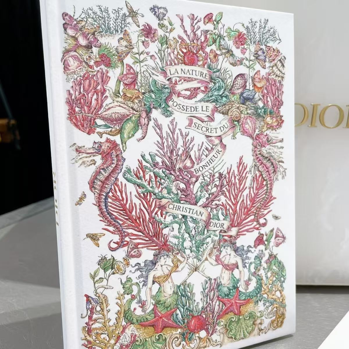 DIOR Floral Butterfly Notebook New