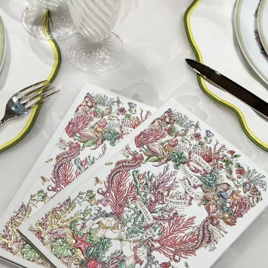 DIOR Floral Butterfly Notebook New