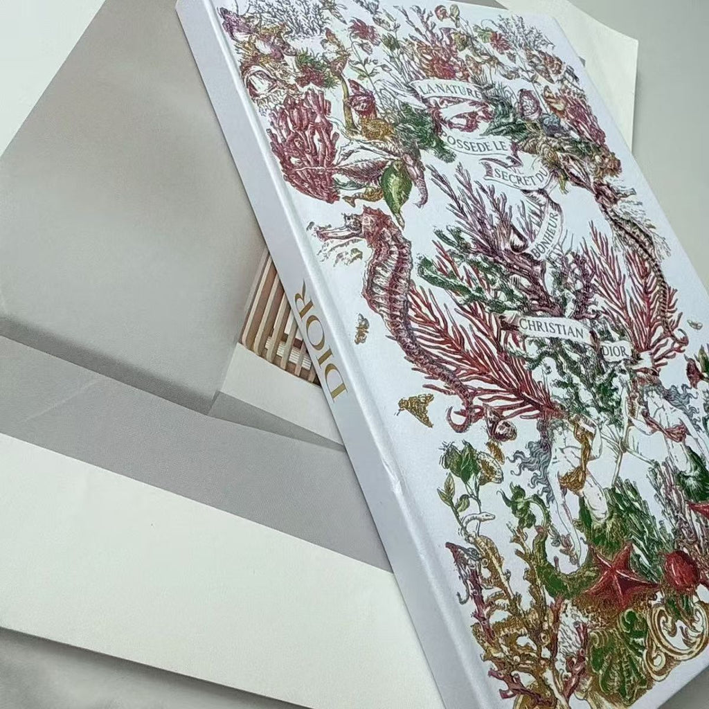 DIOR Floral Butterfly Notebook New
