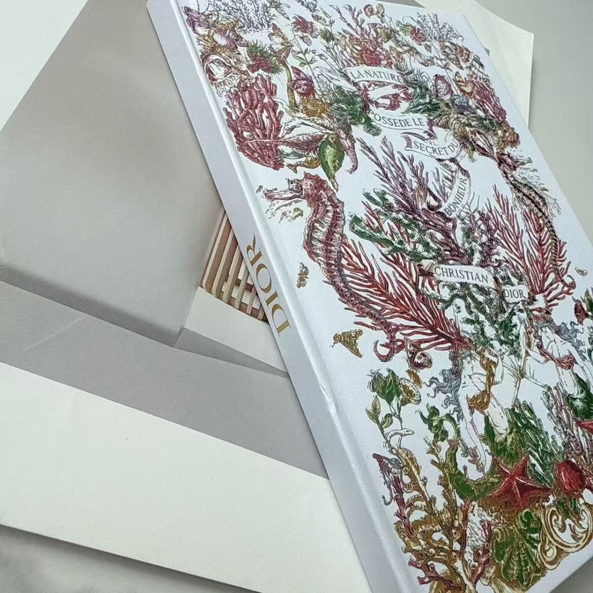 DIOR Floral Butterfly Notebook New