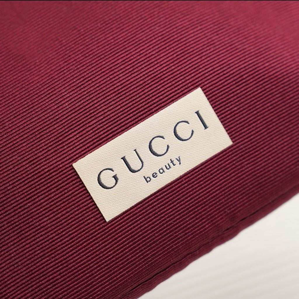 GUCCI MAKEUP BAG RED