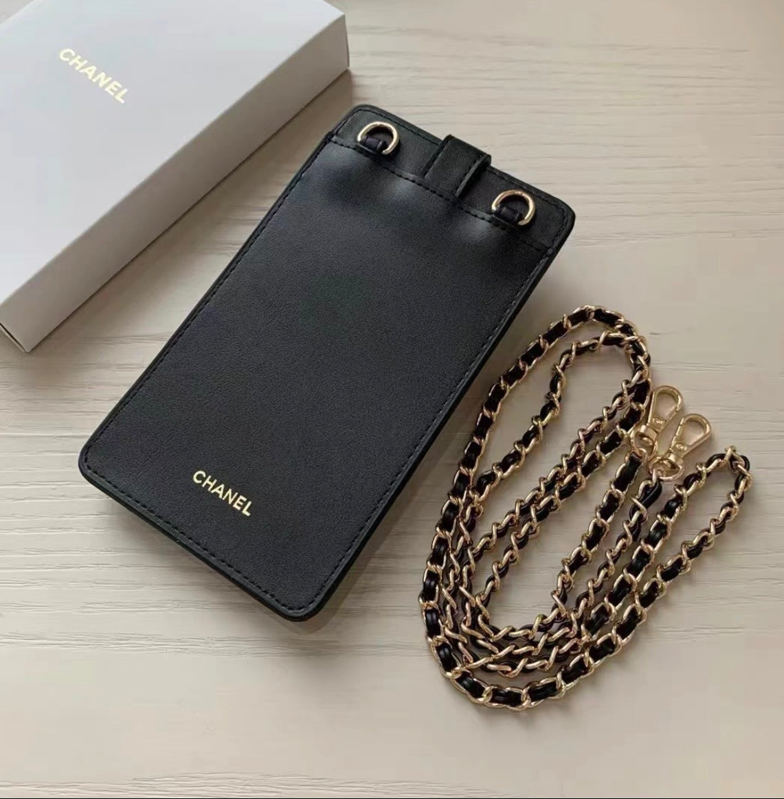 CHANEL Coco Crusha Phone Cases Black