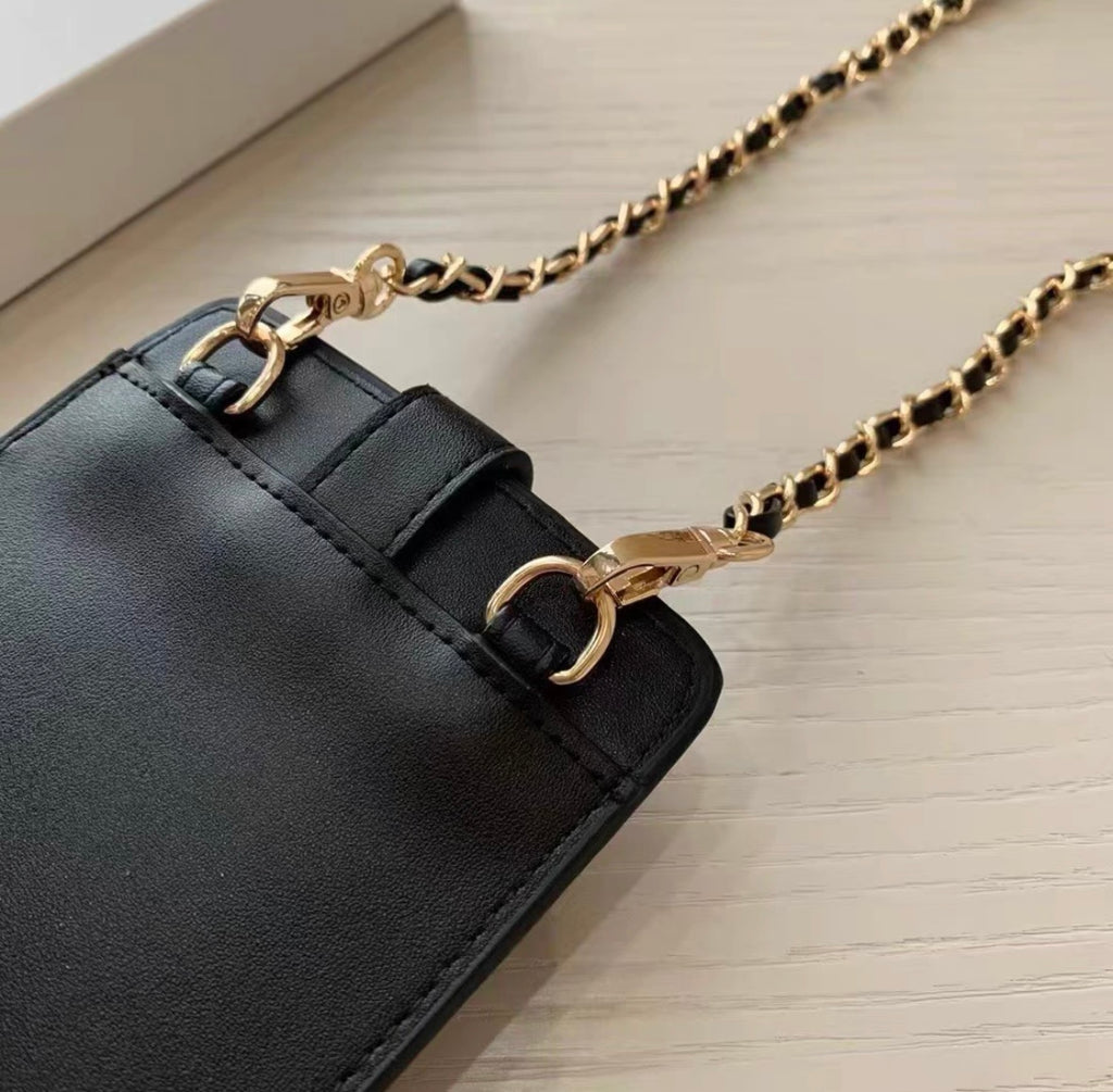 CHANEL Coco Crusha Phone Cases Black