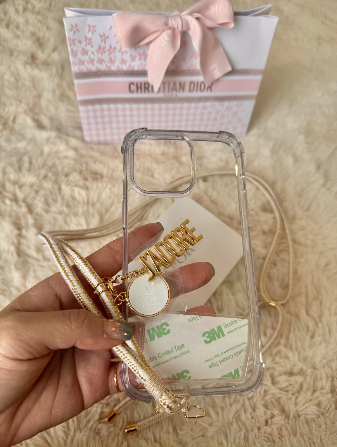 DIOR J'adore Reed Diffuser Stone Phone Charm