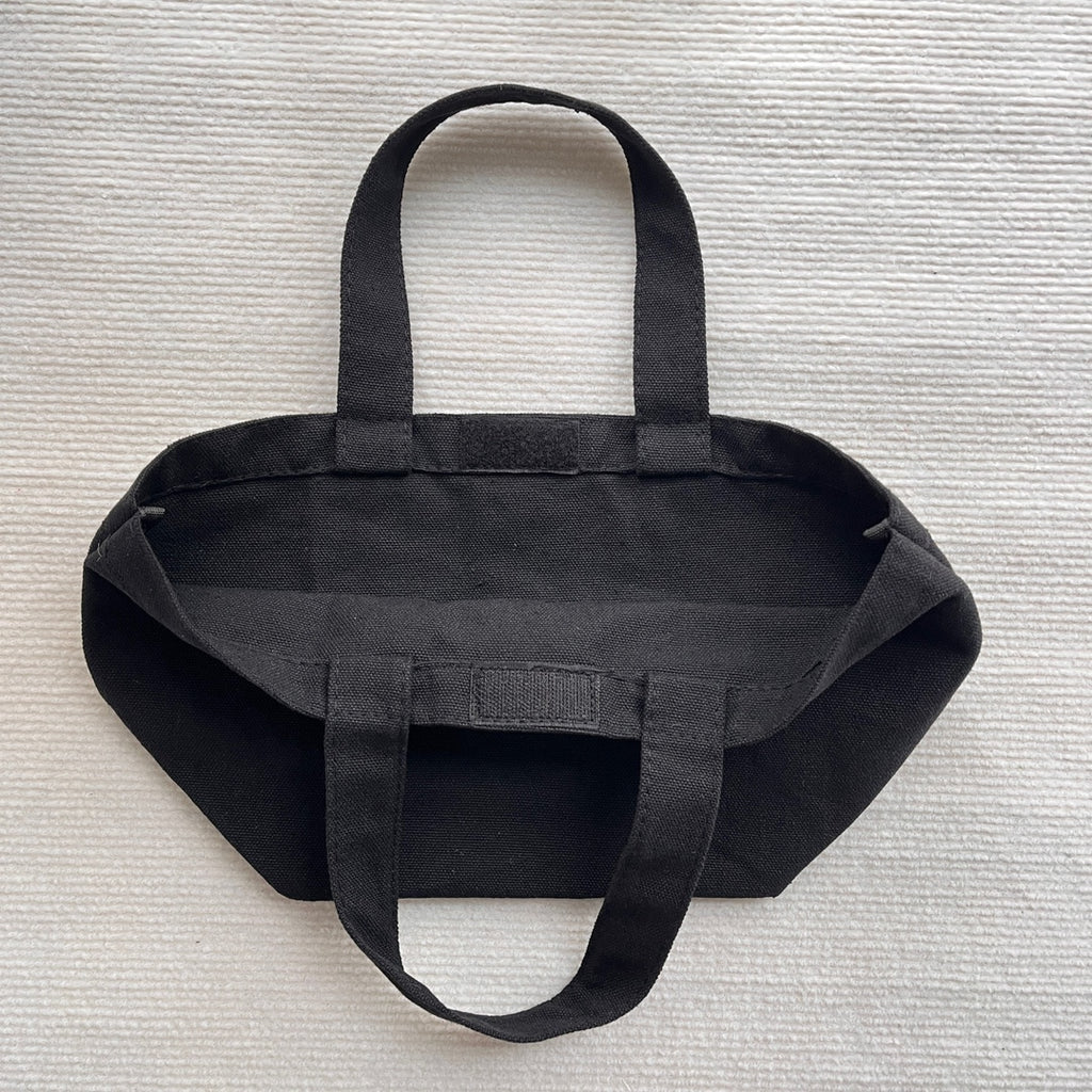 Prada Tote Bag Canvas Handbag Blue/Black 2 Color