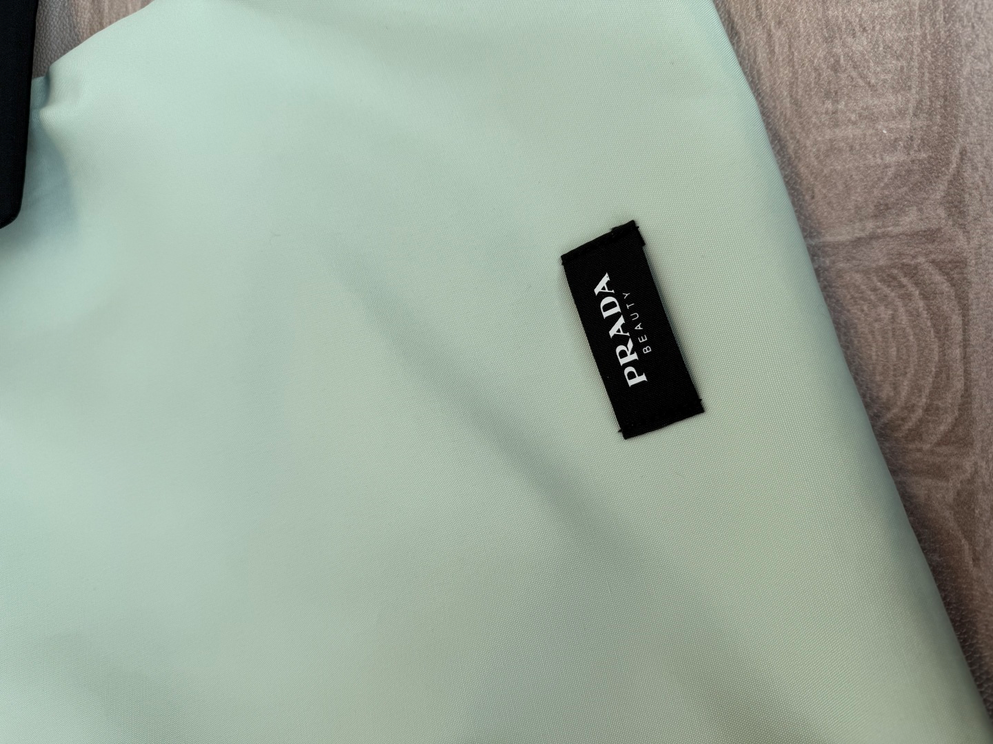 Prada Tote Bag Light Green & Black Reversible