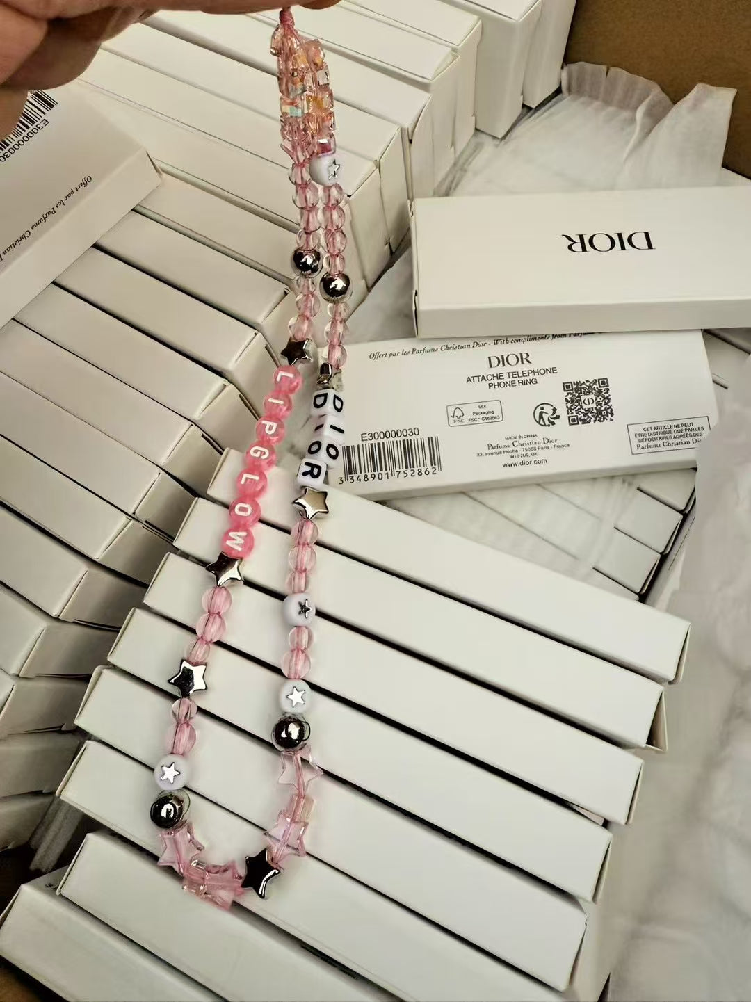 DIOR 2025 Novelty Charm Key Chain/Phone Chain