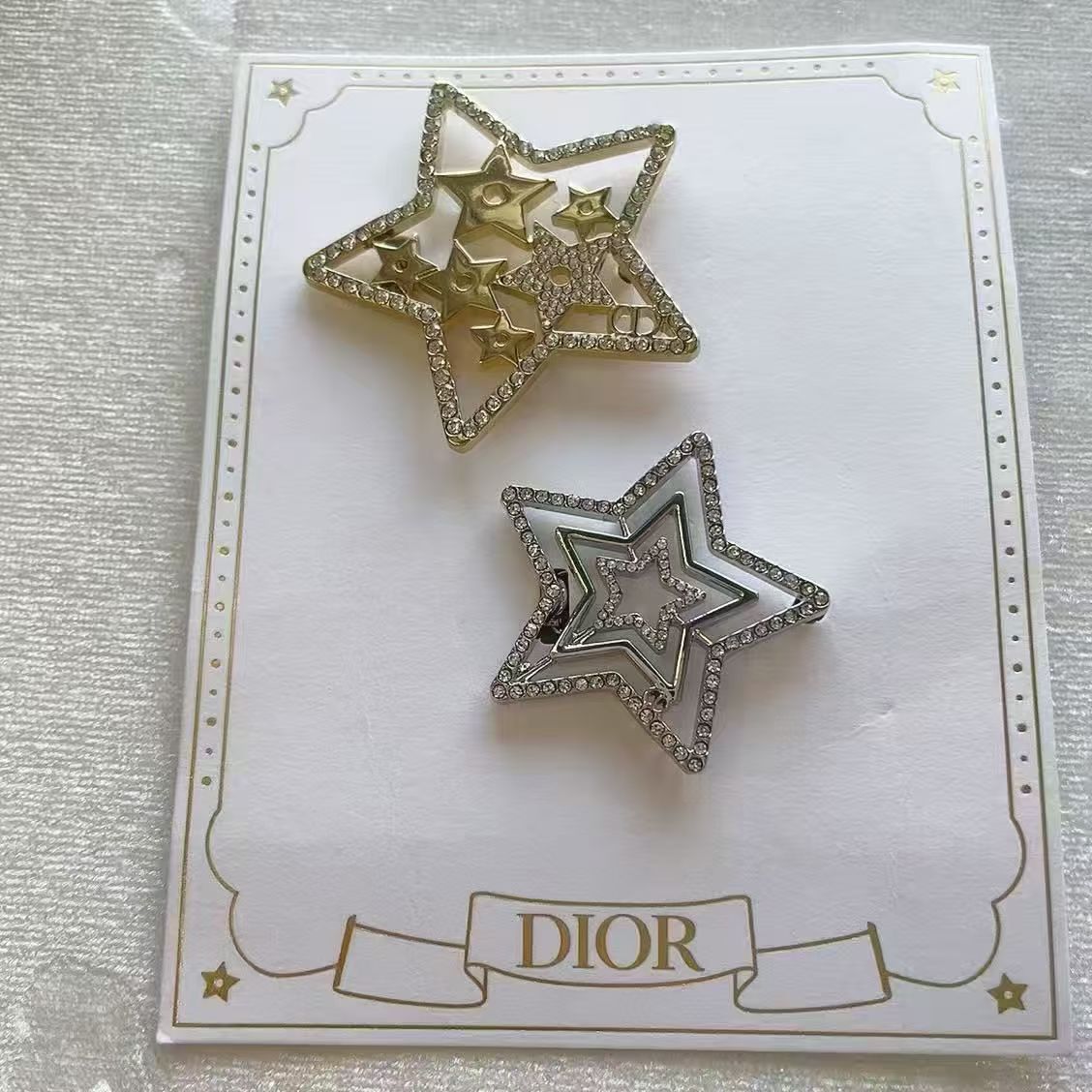 dior Star Hairpin 2025 Holiday Limited Edition Hair Accessory