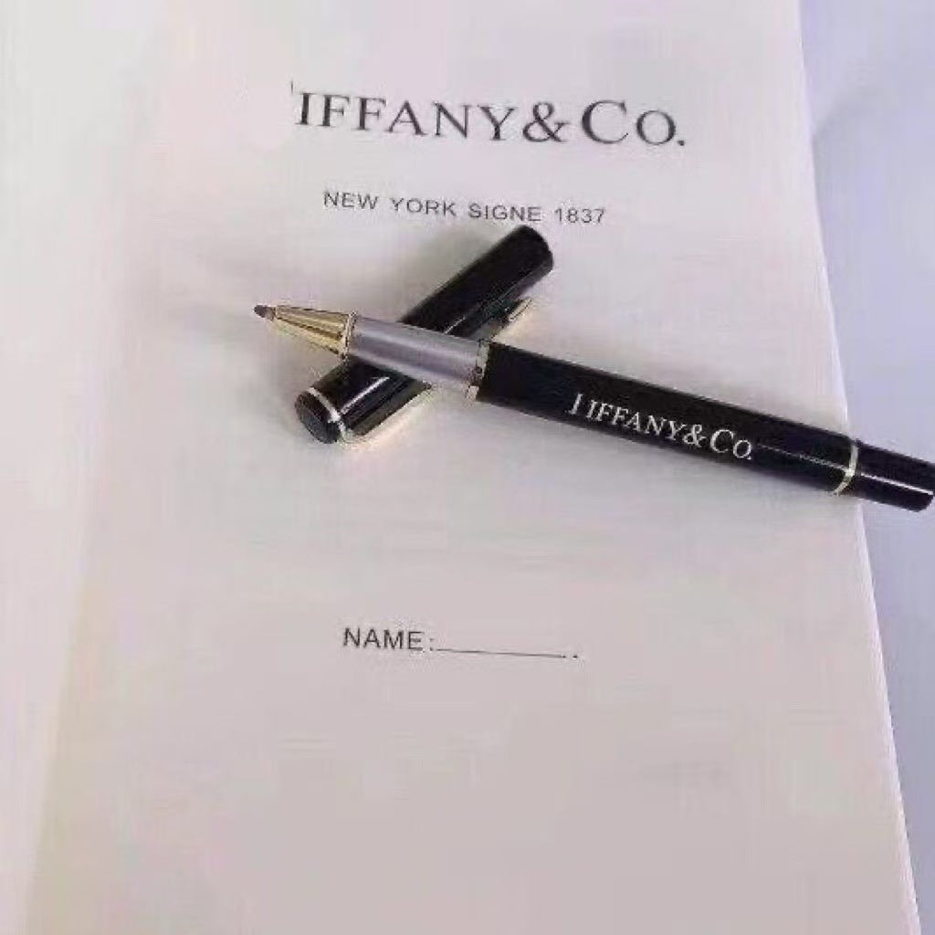 Tiffany Leather Notebook Journal Diary with Pen Teal