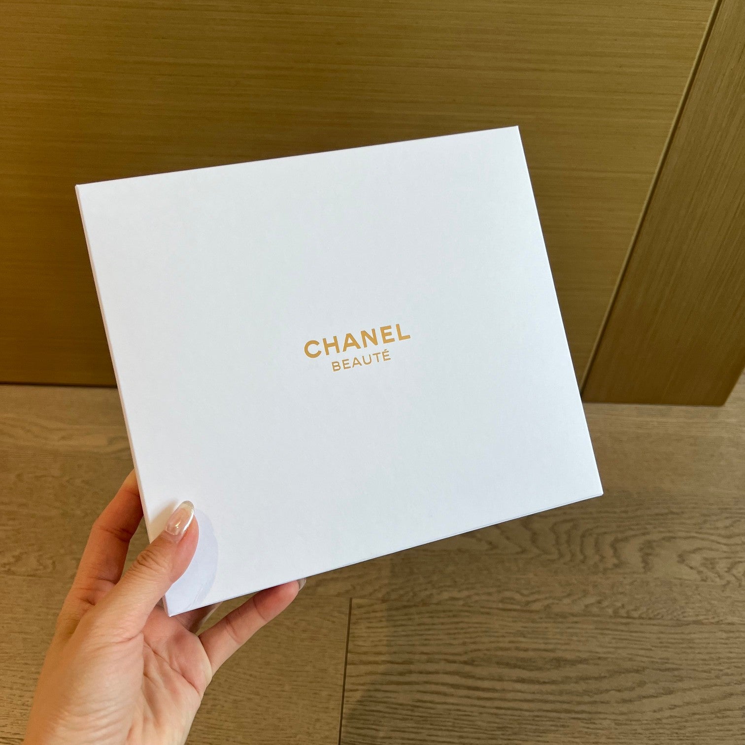 C-hanel Cream-Color Christmas Special Snowflake Handbag