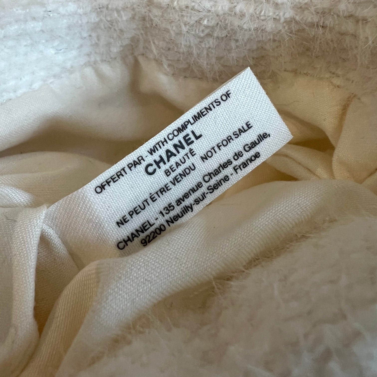 C-hanel Cream-Color Christmas Special Snowflake Handbag