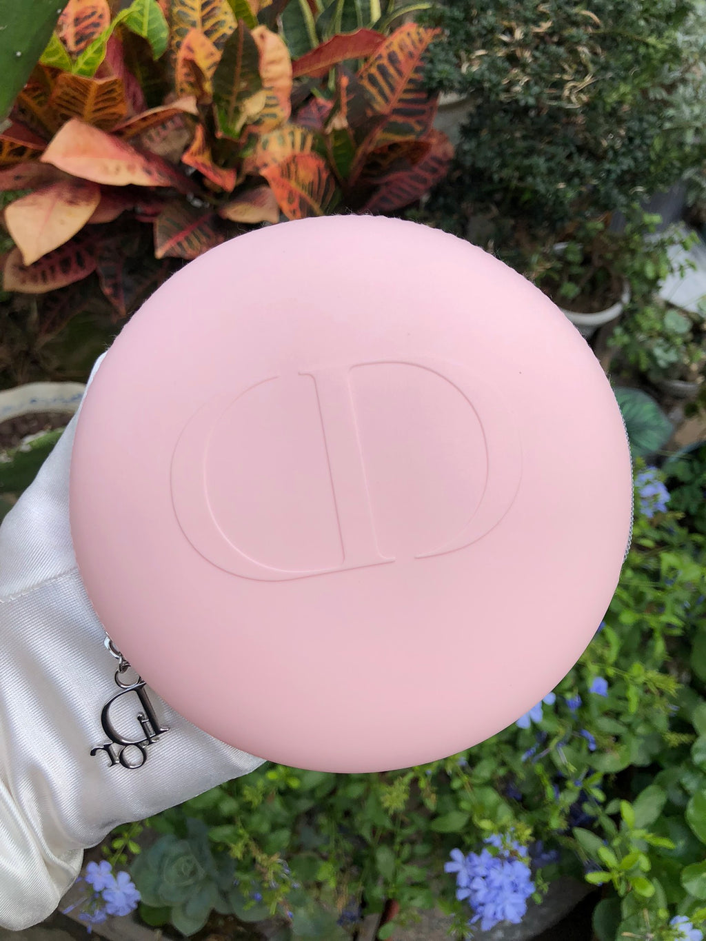 dior Multifunctional Storage Bag Round Headphone Bag Coin Purse Coin Gift