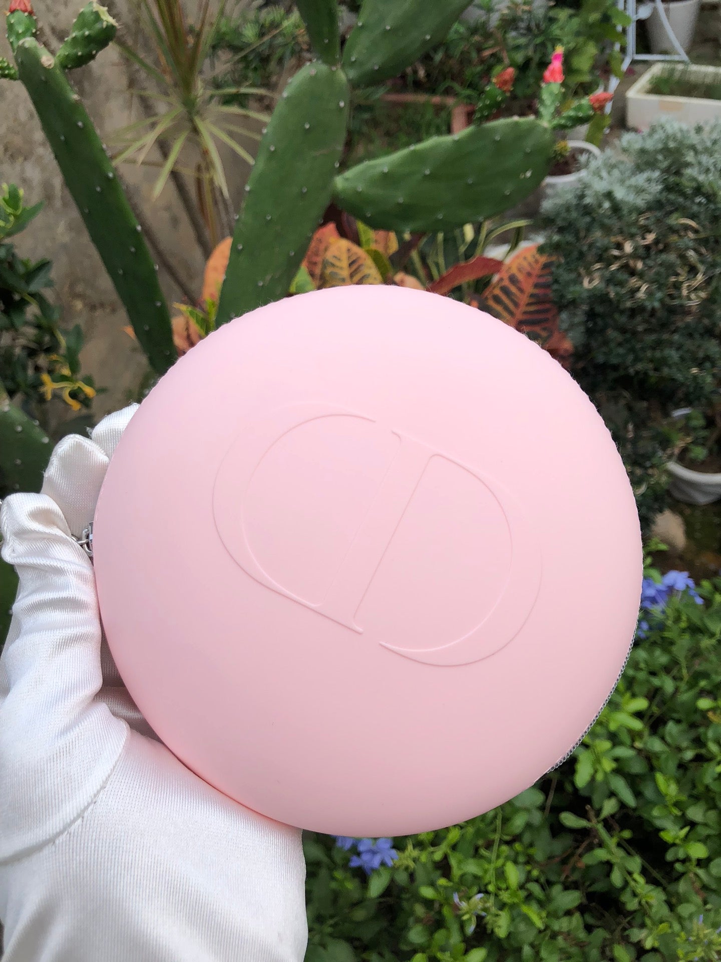 dior Multifunctional Storage Bag Round Headphone Bag Coin Purse Coin Gift