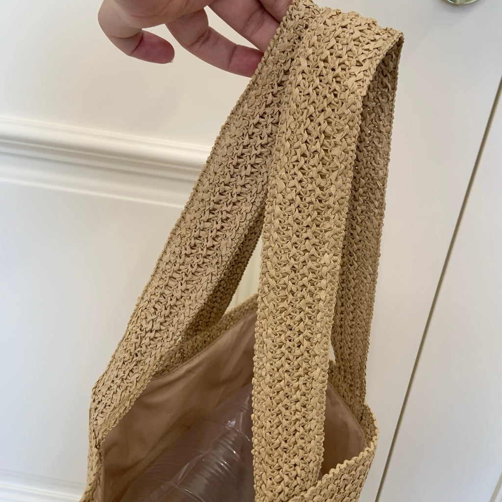 D-ior Vacation Large Straw Tote Bag gwp