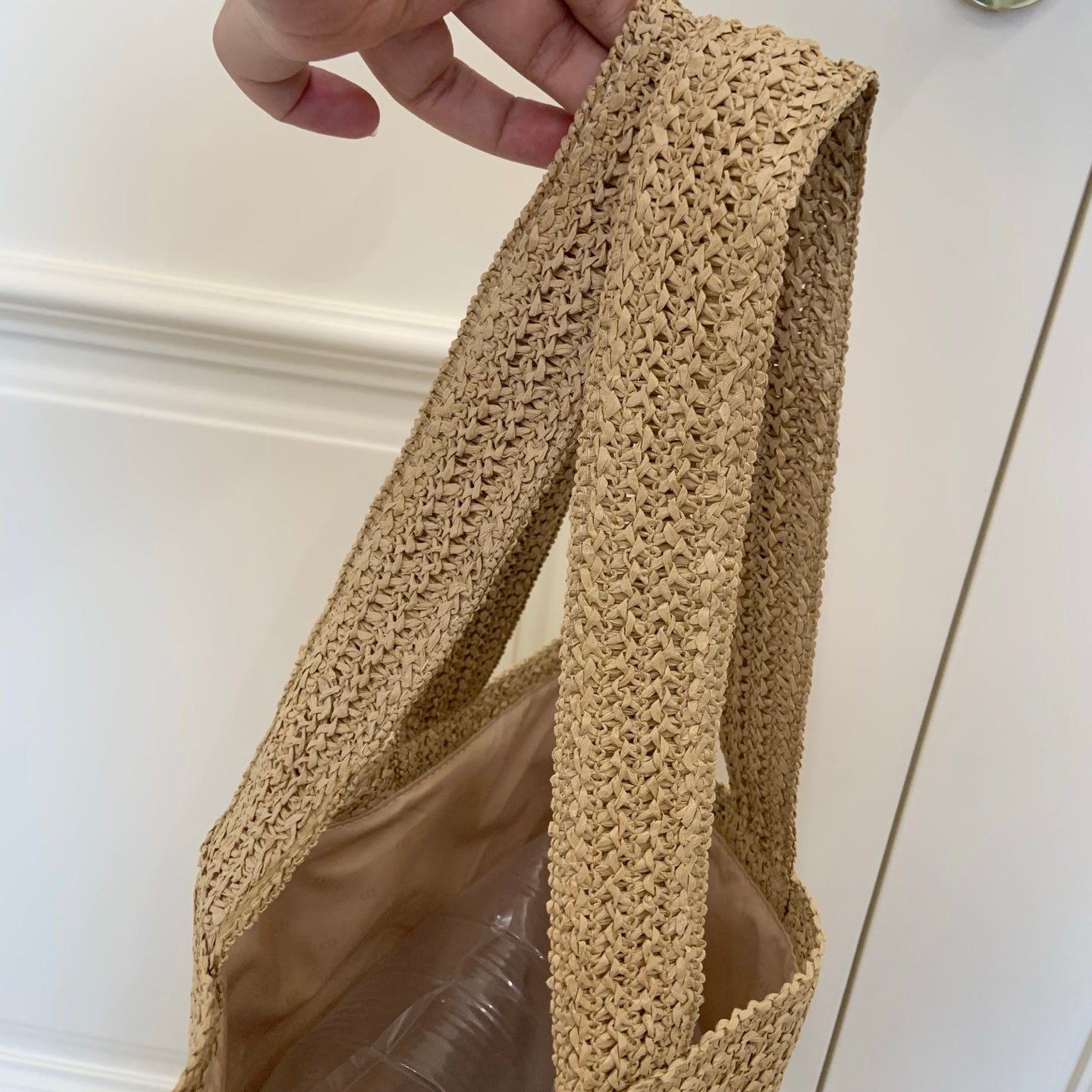 D-ior Vacation Large Straw Tote Bag gwp