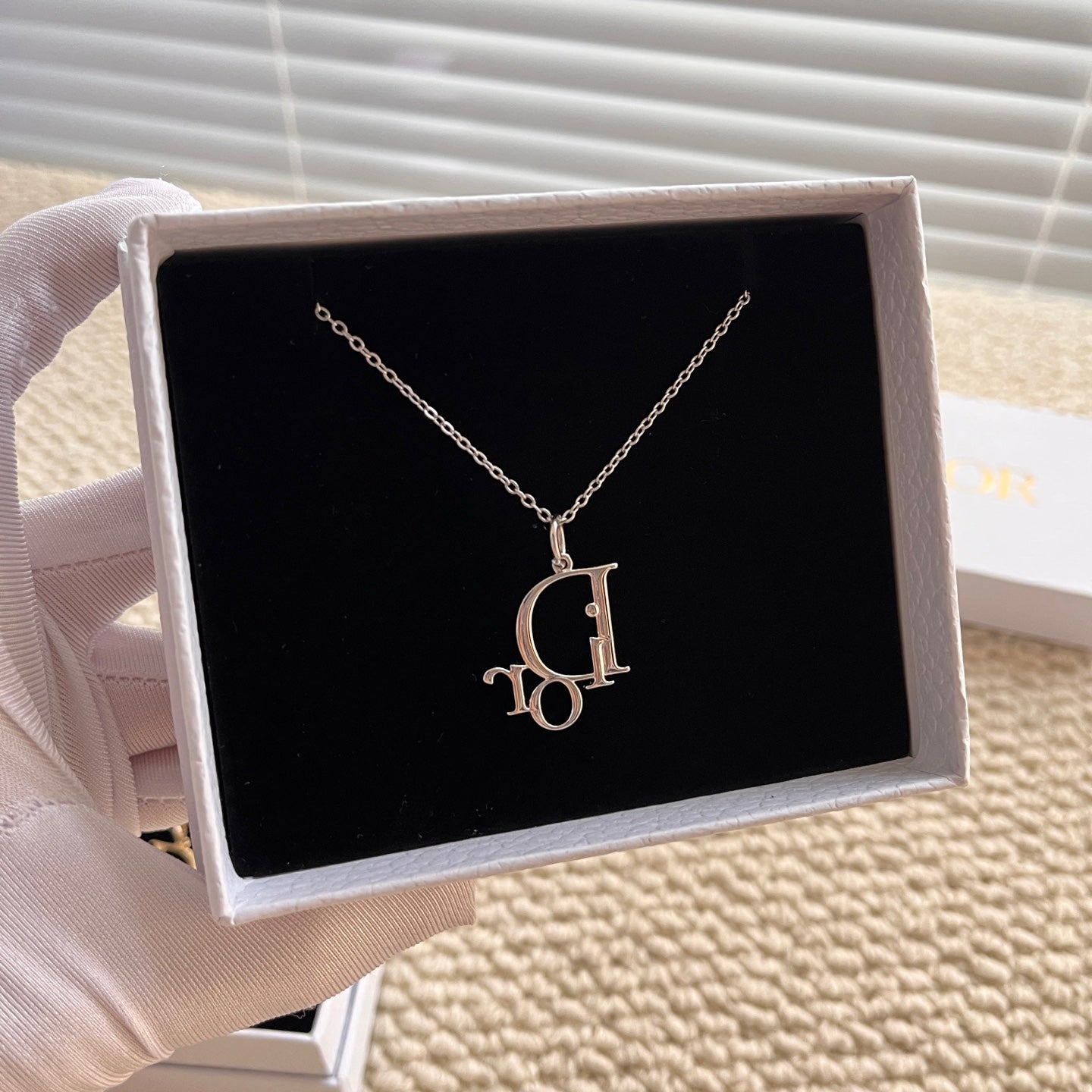 DIOR Necklace Metal Silver Women