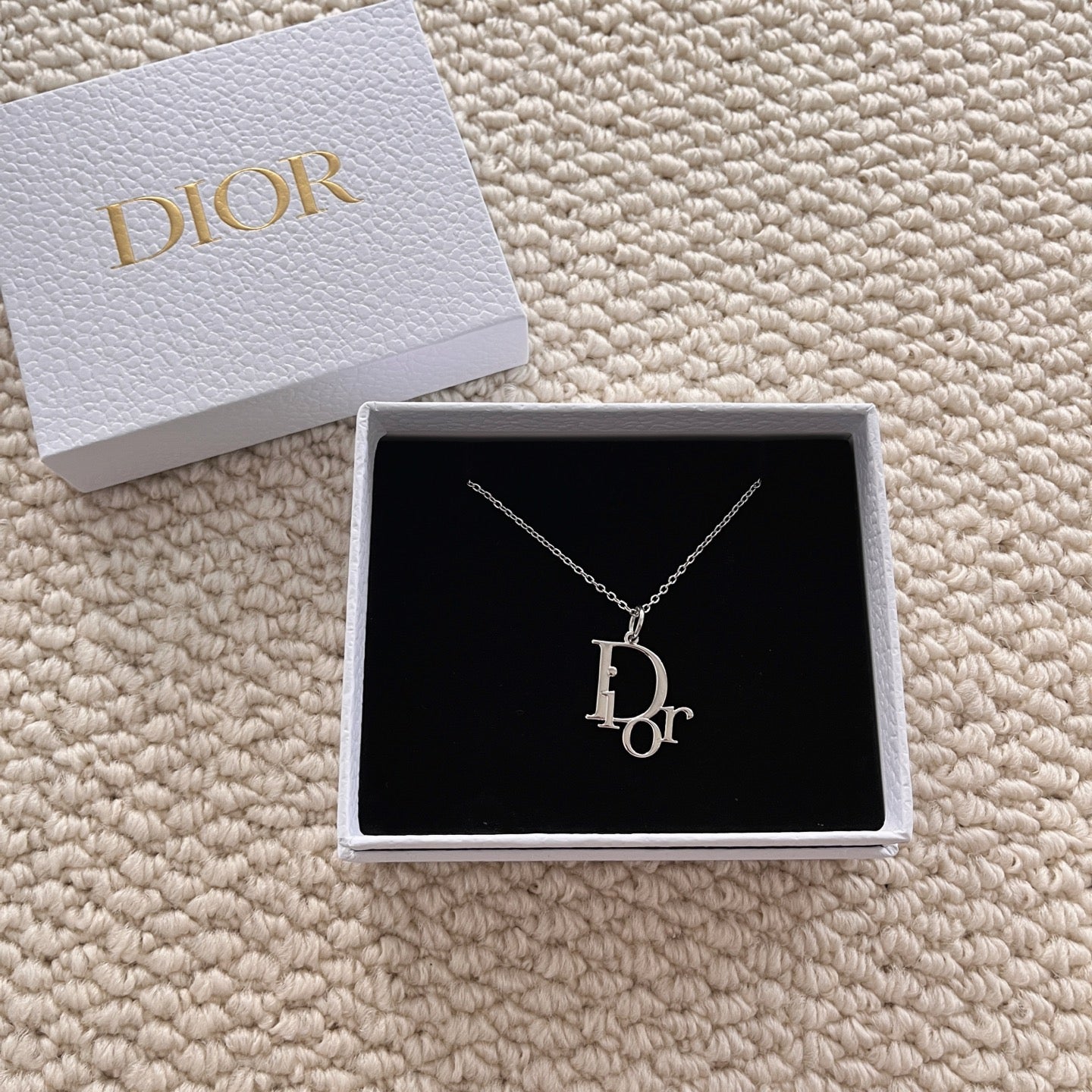 DIOR Necklace Metal Silver Women
