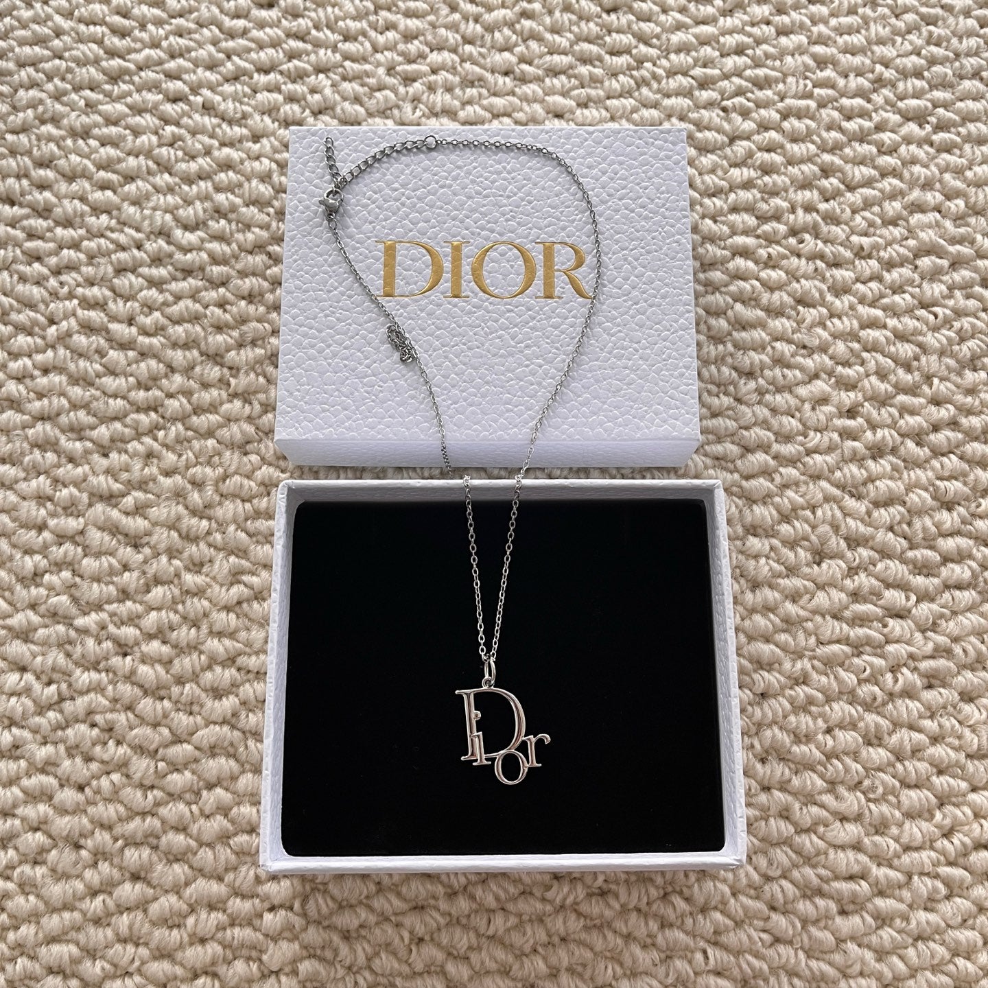 DIOR Necklace Metal Silver Women