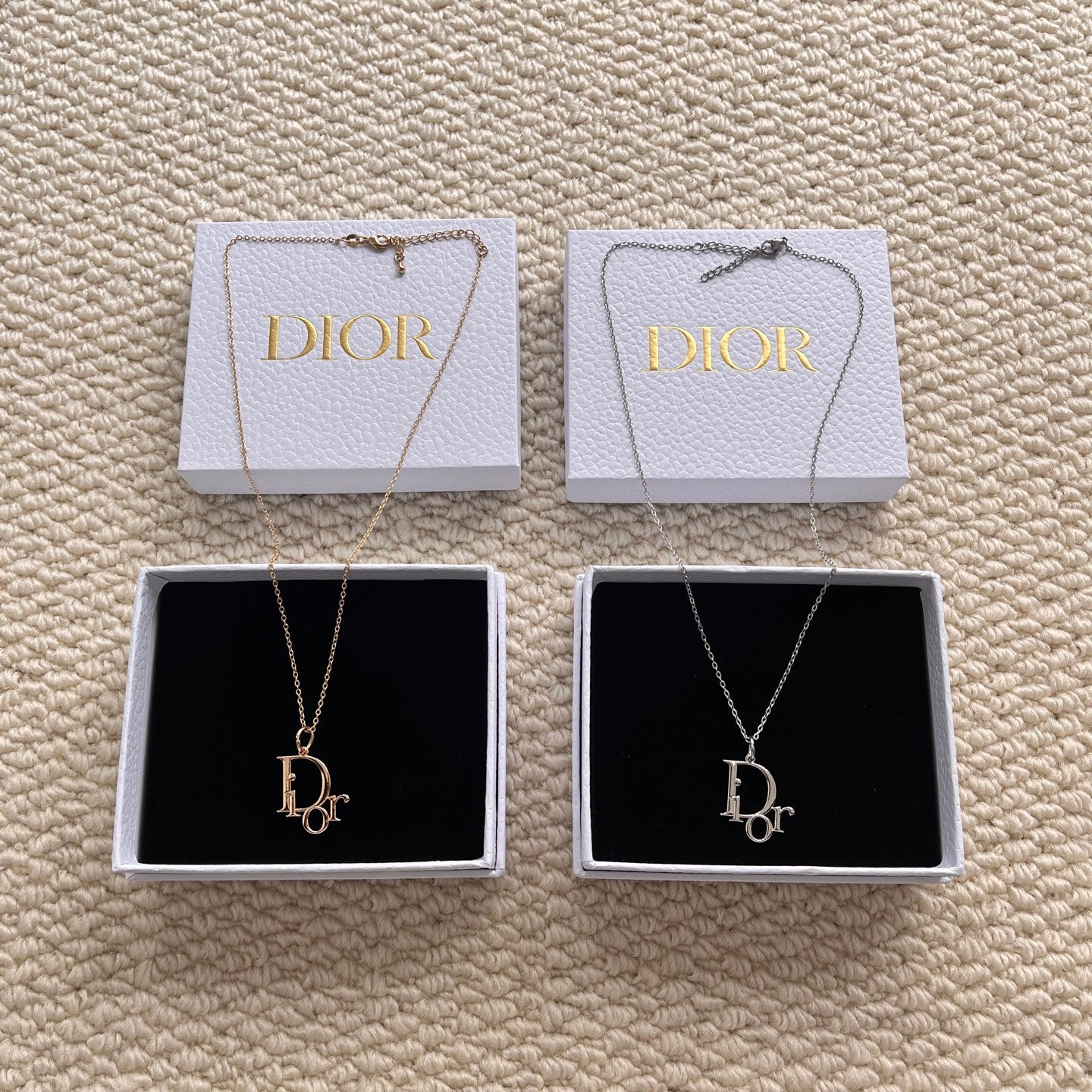 DIOR Necklace Metal Silver Women