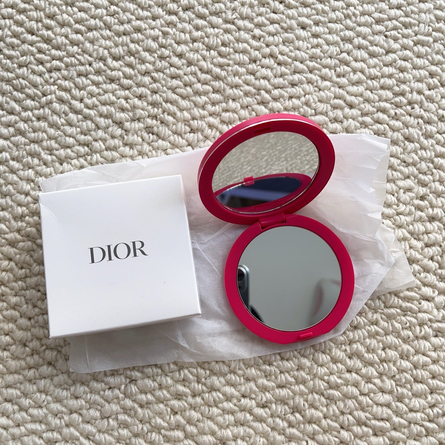 DIOR PINK MAKEUP MIRROR