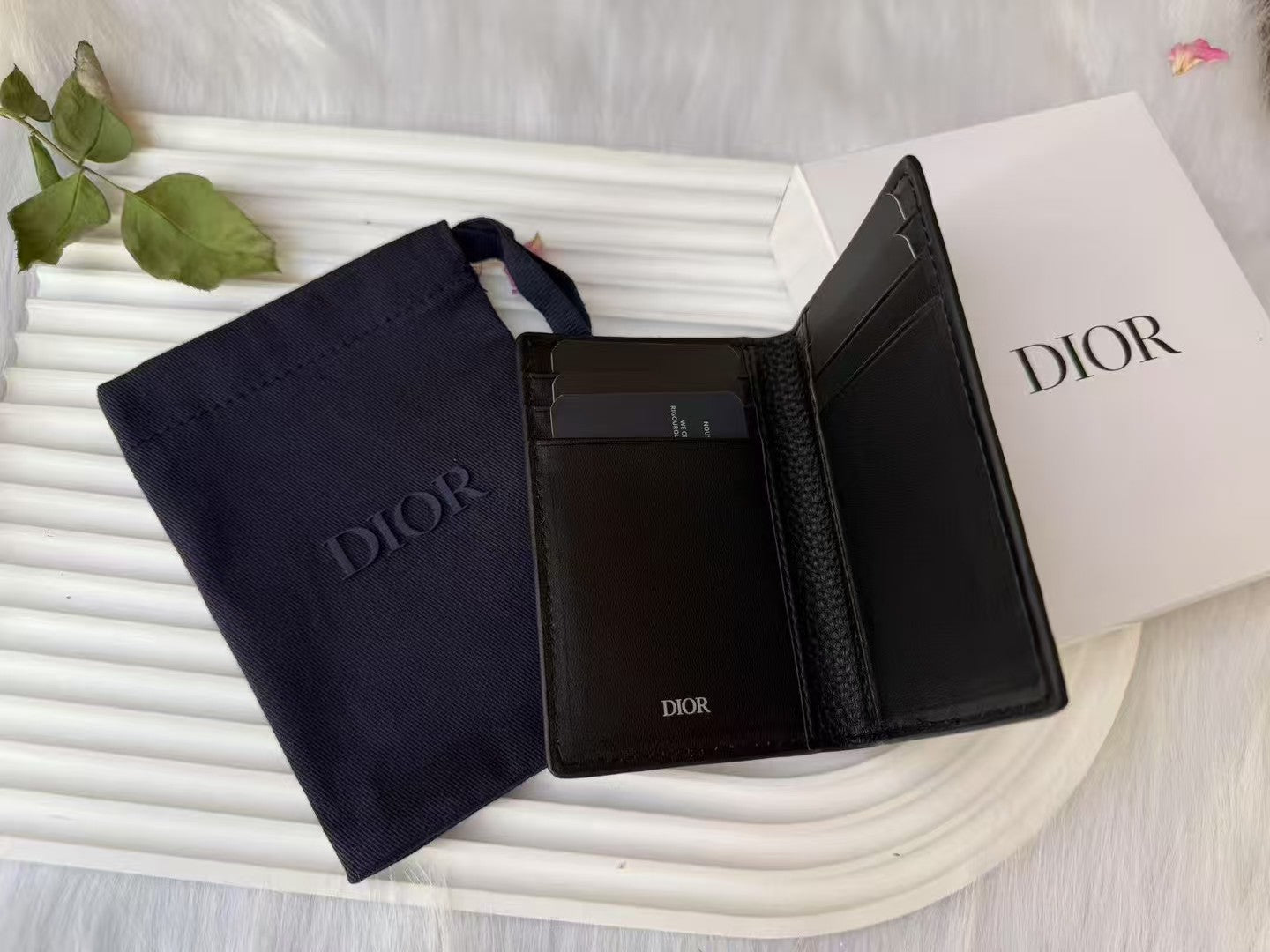 Dior Genuine Leather Wallet & Card Holder x10 gwp
