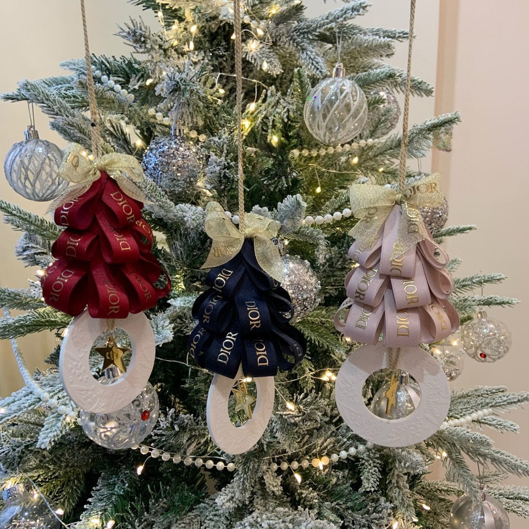 DIOR Christmas Ornament in Box with Ribbon New